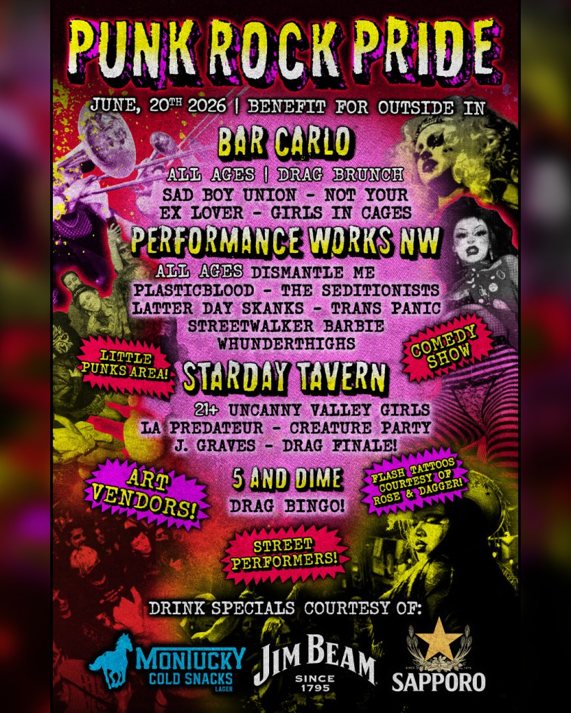 June 20 | Punk Rock Pride | Benefit for Outside&nbsp;In